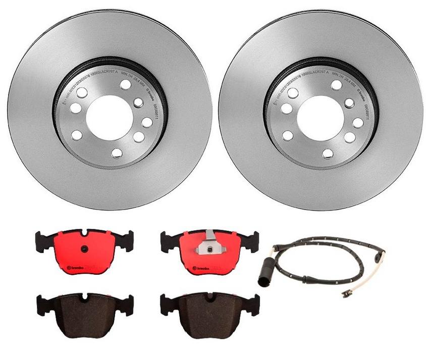 Brembo Brake Pads and Rotors Kit Front (332mm) (Ceramic) Brembo